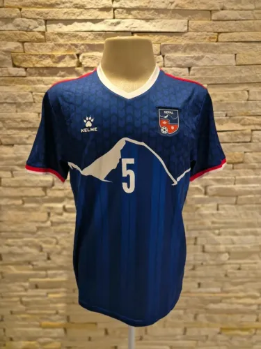 2 camisas da seleção do Nepal (uniformes titular e reserva)