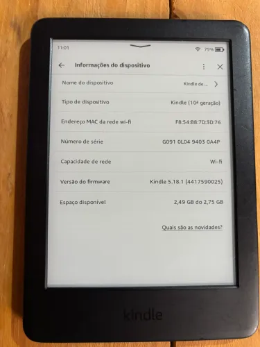 Kindle 10 geração