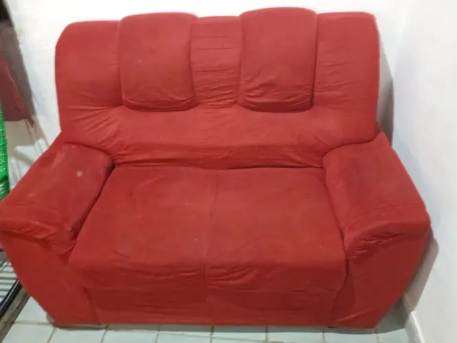 Sofá vermelho