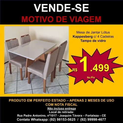 VENDE-SE por Motivo de Viagem