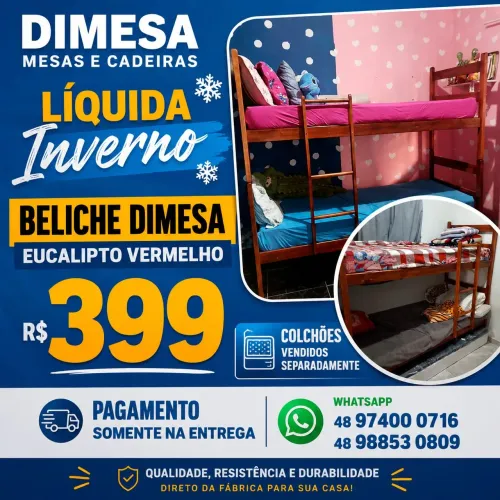 Beliche em promoção 