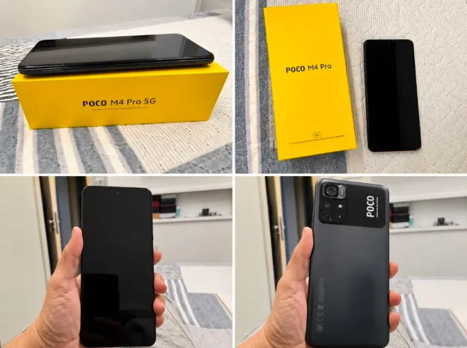 POCO M4 Pro 5G 128GB 6GB RAM Completo com Caixa