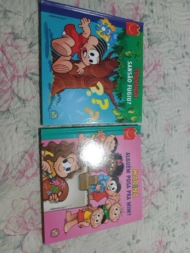 Dois livros turma da monica edição McDonald's