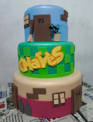 Bolo fake Chaves