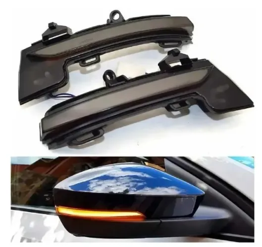 Capa retrovisor black piano + Seta Sequencial Retrovisor Dinâmico Nivus / Tcross