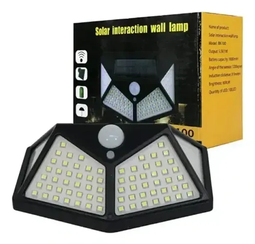 Luminária de Parede Solar Led Branco 20w