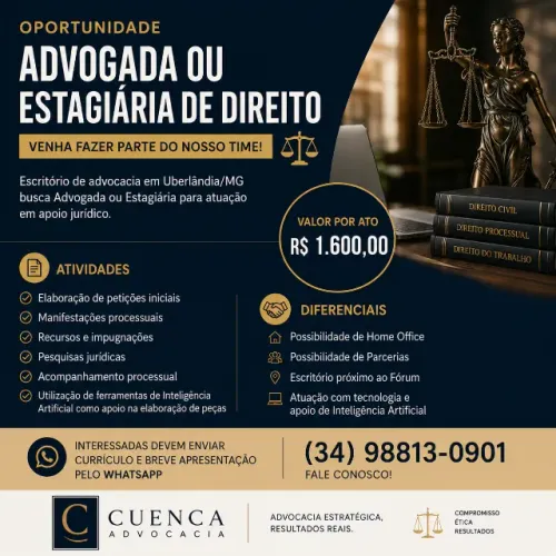 Advogado ou Estagiaria