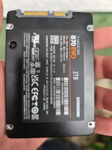 SSD Samsung 870evo 2 TB