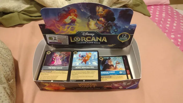 Lote com 151 Cartas Disney Lorcana TCG - Sets 7, 10 e 11