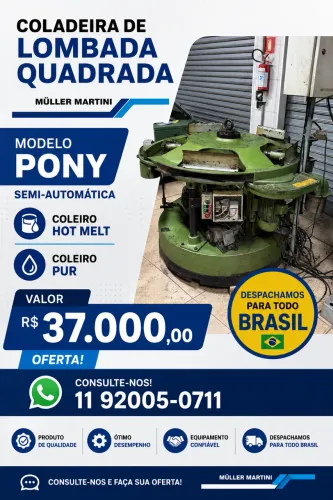 COLADEIRA ENCAPADORA MULLER MARTINI PONY - 5 BOLSAS