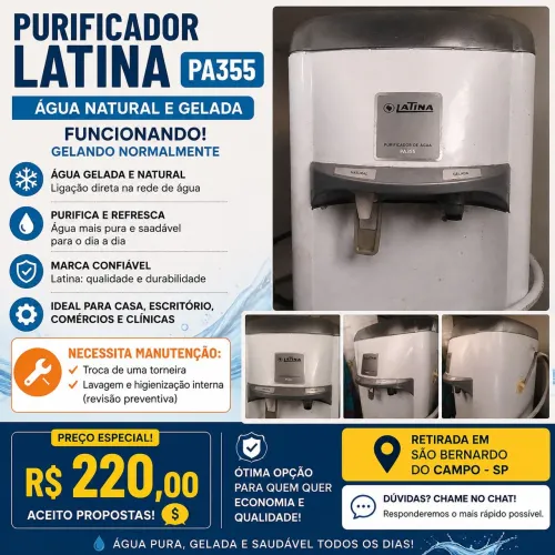 Bebedouro de água Latina