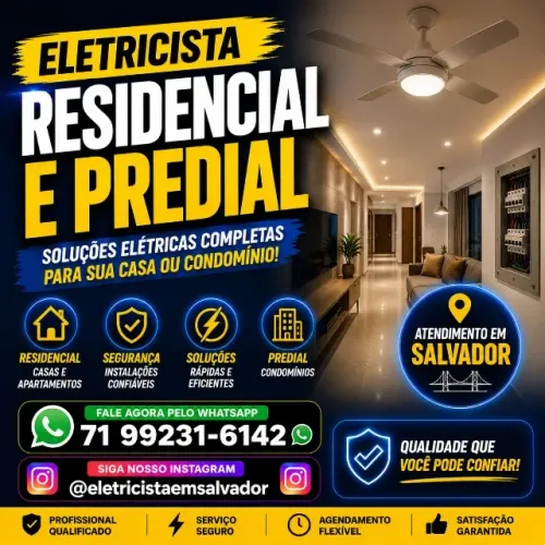 Eletricista em Salvador - Serviços Elétricos Residenciais