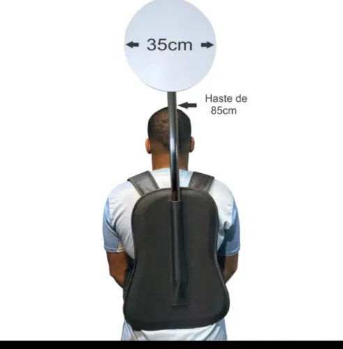 Mochila Pirulito para divulgação comércio 