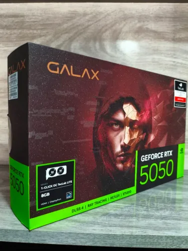 Placa de Vídeo Galax GeForce RTX 5050 1-Click OC, 8GB