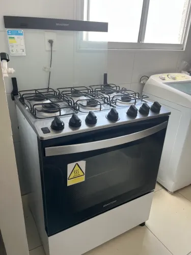 Fogão elétrico Brastemp 6 bocas