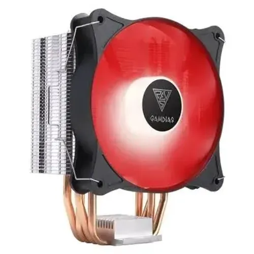 Cooler FAN Gamdias Boreas E1-410, 120mm, LED Vermelho