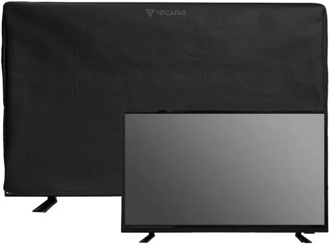 Capa TV Led Lcd 55 Polegadas Impermeável Abertura Traseira