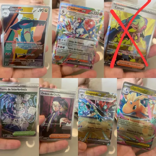 Carta Pokémon Heroes excelsos e fogo fantasmagórico 
