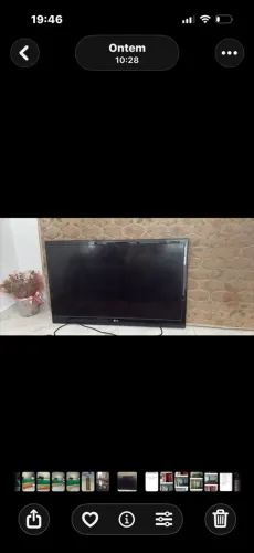 vendo tv com defeito