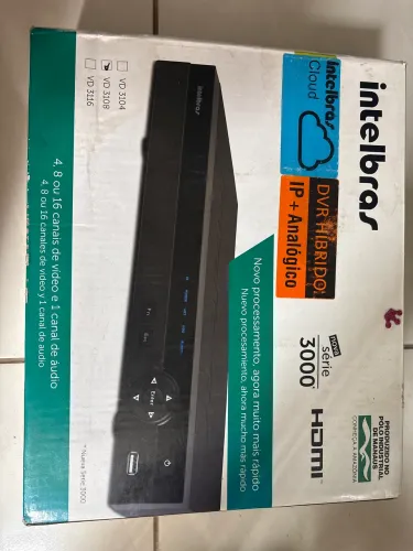 DVD híbrido série 3000 intelbras Novo