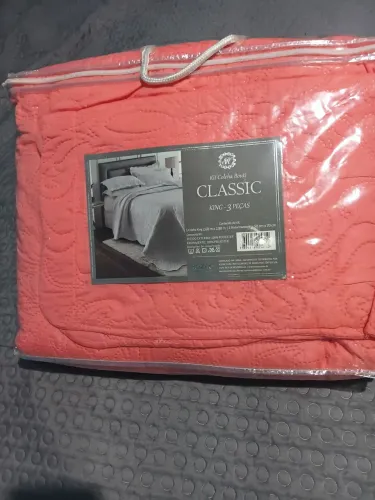 Vende - kit colcha bouti classic King - 3 peças 
