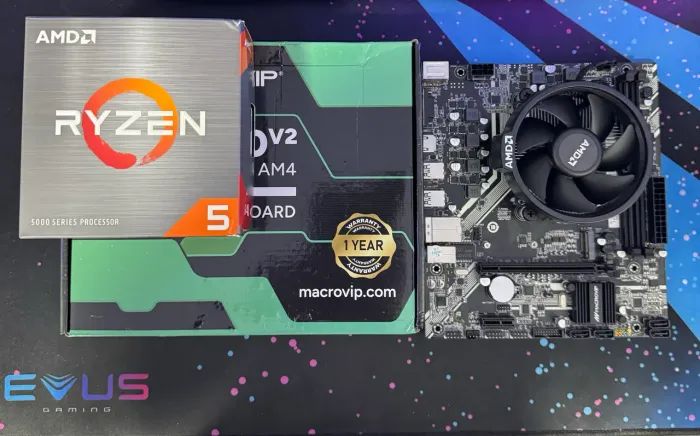 KIT UPGRADE AM4 RYZEN 5 5500 + A520 R$1.000,00 PIX