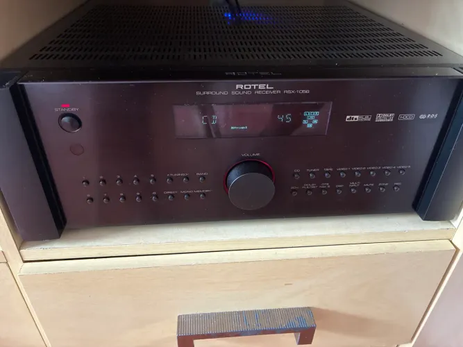 Receiver Rotel RSX1056 Qualidade impecável c/controle substituição!