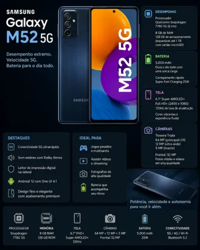 M 52 5g recondicionado