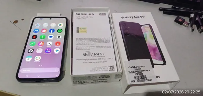 O Samsung Galaxy A35 5G (SM-A356E/DS) 6GB RAM ARMAZENAMENTO 128GB