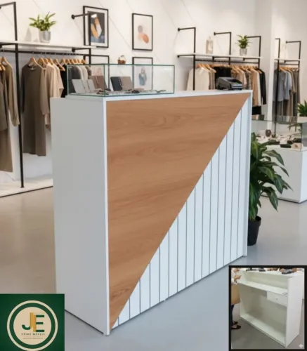 Balcão caixa em mdf para atendimento 