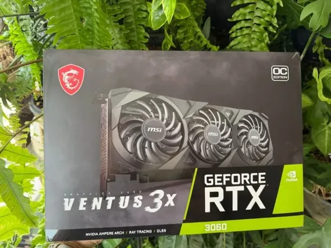 RTX 3060 12GB VENTUS 3X - em estado de nova!