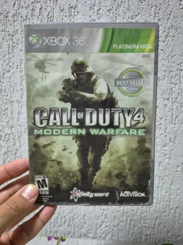 Jogo call of duty4 modern warfare xbox 360