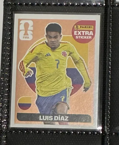 Figurinha Legend Extra Sticker Luis Diaz Bronze