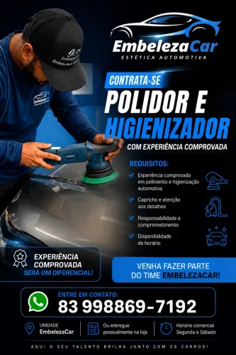 Contrato polidor e higienizador