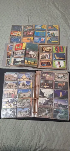 Grande Coleção de cartões telefônicos 