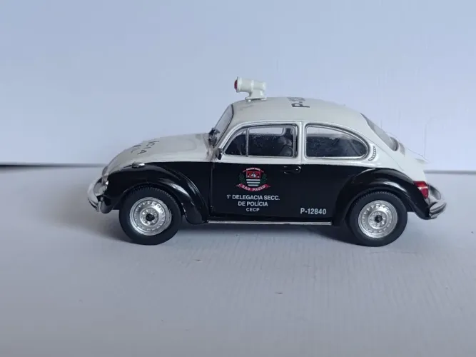 Miniatura fusca polícia civil SP