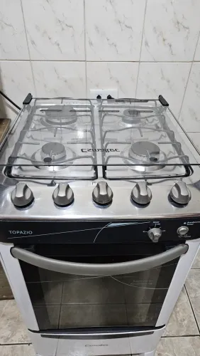 Fogão 4 bocas esmaltec Topázio pra sair logo