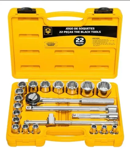 KIT  de Ferramentas The Black Tools / LACRADO