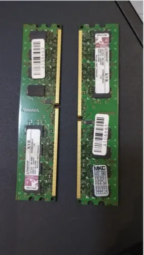 Memória 4GB ddr2 2x2GB
