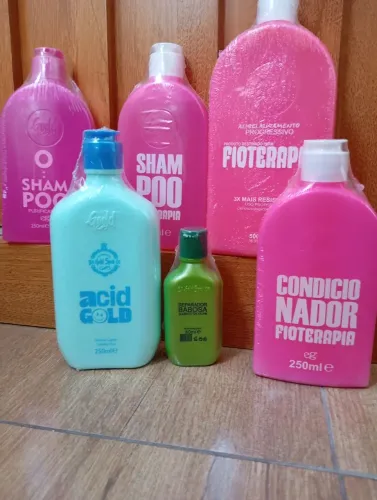 kit capilar Gold Spell Cosméticos para Alisamento Progressivo 