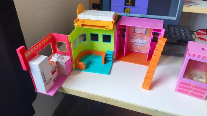 Polly Pocket Spackle House 2002 semi completa