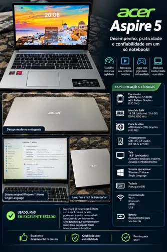 Notebook Acer Aspire 5