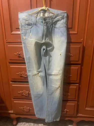 Calça Jeans Slim - Tamanho 40