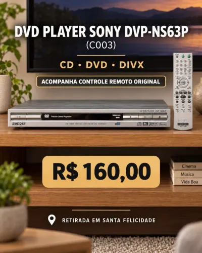 DVD PLAYER SONY DVP-NS63P