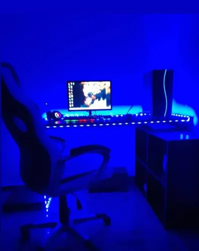 Pc,mesa e cadeira gamer