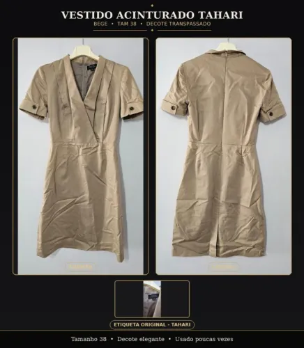 Vestido Tahari (Arthur S. Levine) - Tam 38
