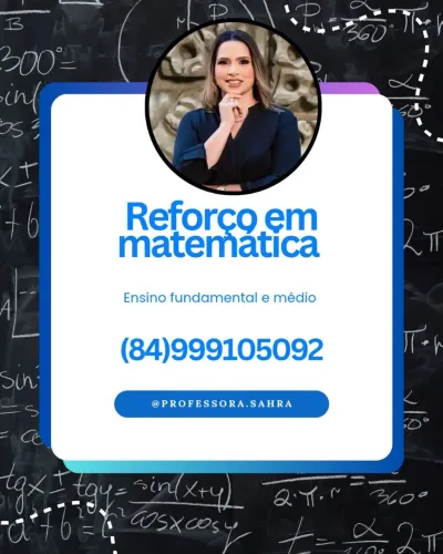 Aulas de reforço em matemática 