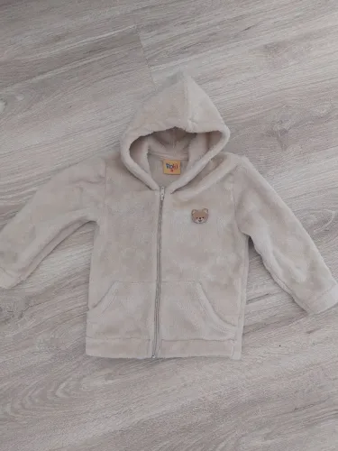 Blusa infantil quentinha com capuz Tamanho 3
