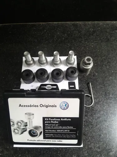 Parafusos antifurto para Volkswagen Polo T_Cross JETTA NIVUS tiguan Taos VIRTUS GOLF FOX 