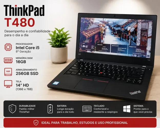 Notebook ThinkPad t480